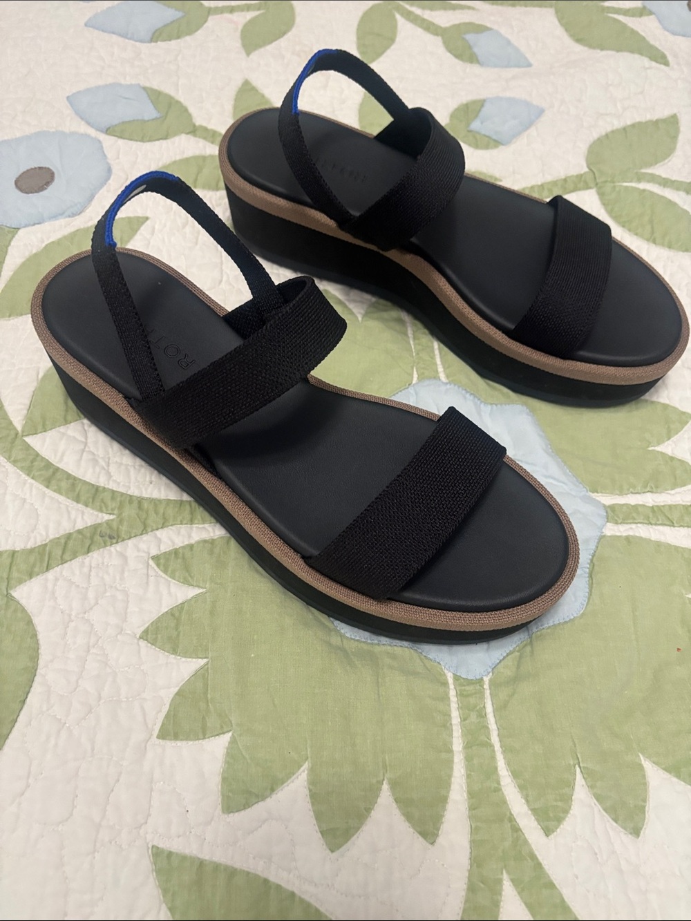 Rothy’s Platform Wedge Sandals Women’s 10 New